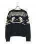 POLO BY RALPH LAUREN (ポロ バイ ラルフローレン) カシミヤ混Vネックニット ブラック サイズ:M：8000円
