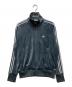 adidas（アディダス）の古着「FIREBIRD VELOUR TRACK TOP(ファイアーバードベロアトラックトップ)　」｜グレー