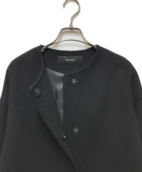 JOURNAL STANDARD（ジャーナルスタンダード）JOURNAL STANDARD (ジャーナルスタンダード) 22AW スーパー140ビーバーノーカラーコート 22020400903040 ブラック サイズ:記載なしの古着・服飾アイテム