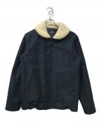 A.P.C.アーペーセー）の古着「襟ボアジャケット」｜ネイビー