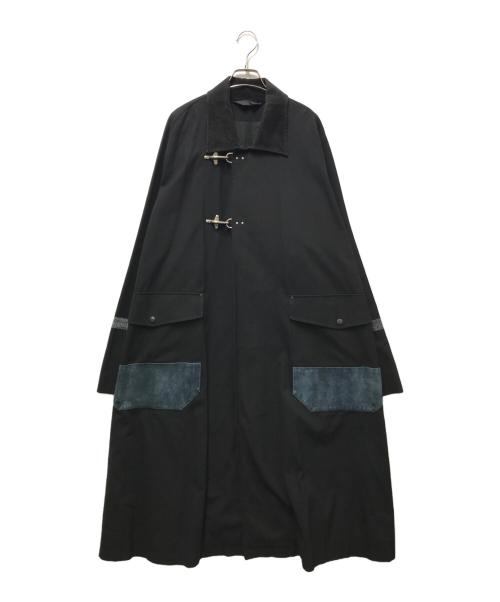 Essay（エッセイ）Essay (エッセイ) FIREFIGHTER COAT （ファイヤーファイターコート）ES11C-02 ブラック サイズ:Mの古着・服飾アイテム
