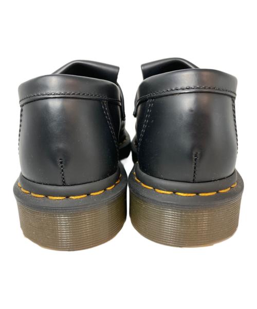 Dr.Martens（ドクターマーチン）Dr.Martens (ドクターマーチン) ADRIAN イエローステッチタッセルローファー ブラック サイズ:UK4の古着・服飾アイテム