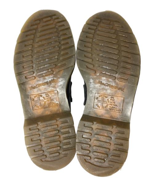 Dr.Martens（ドクターマーチン）Dr.Martens (ドクターマーチン) ADRIAN イエローステッチタッセルローファー ブラック サイズ:UK4の古着・服飾アイテム