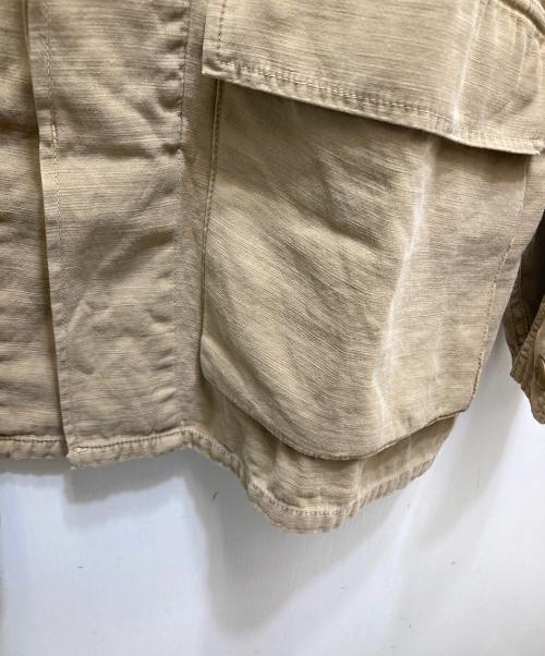 REMI RELIEF（レミレリーフ）REMI RELIEF (レミレリーフ) コットンミリタリージャケット / RN29370019B+ ベージュ サイズ:Lの古着・服飾アイテム