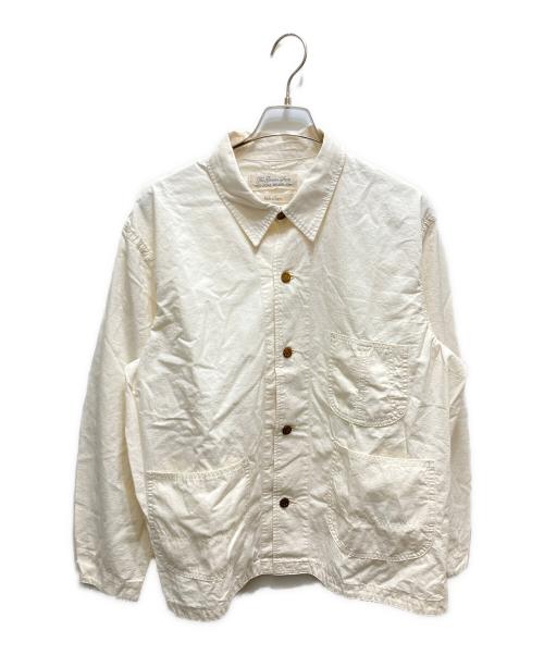 REMI RELIEF（レミレリーフ）REMI RELIEF (レミレリーフ) コットンワークジャケット RN128390 ホワイト サイズ:Lの古着・服飾アイテム