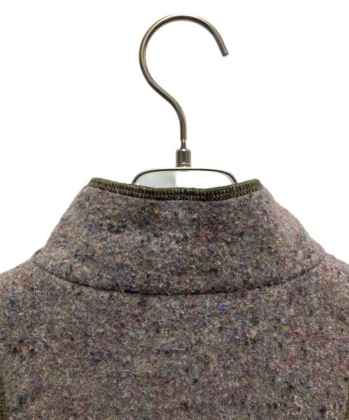 MIU MIU（ミュウミュウ）MIU MIU (ミュウミュウ) ’s ツイードコート / ブランケット素材 / アーカイブ(archive) グレー サイズ:40の古着・服飾アイテム