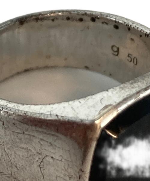 TOM WOOD（トムウッド）TOM WOOD (トムウッド) Cushion Blue Hawk Eye(クッションブルーホークアイ) / リング 指輪 / Silver925 ブラック サイズ:50の古着・服飾アイテム