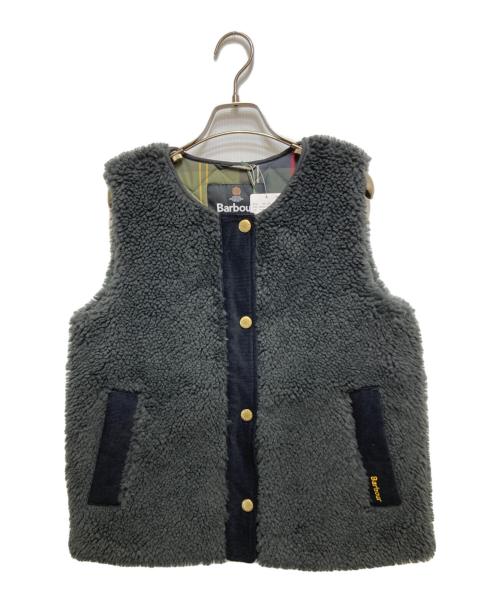 Barbour（バブアー）Barbour (バブアー) Dulsie Liner  / ボア フリースライナーベスト /262LLI0016 グレー サイズ:UK10の古着・服飾アイテム