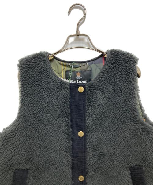 Barbour（バブアー）Barbour (バブアー) Dulsie Liner  / ボア フリースライナーベスト /262LLI0016 グレー サイズ:UK10の古着・服飾アイテム