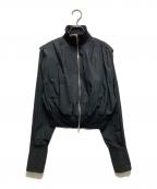 KANAKO SAKAIカナコ サカイ）の古着「ORGANIC COTTON ZIP-UP SHIRT / KS2401043」｜ブラック
