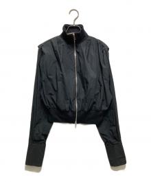 KANAKO SAKAI（カナコ サカイ）の古着「ORGANIC COTTON ZIP-UP SHIRT / KS2401043」｜ブラック