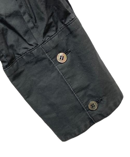 KANAKO SAKAI（カナコ サカイ）KANAKO SAKAI (カナコ サカイ) ORGANIC COTTON ZIP-UP SHIRT / KS2401043 ブラック サイズ:36の古着・服飾アイテム