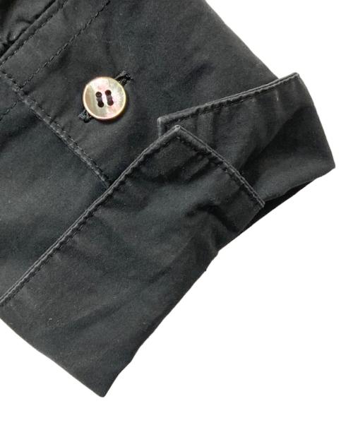 KANAKO SAKAI（カナコ サカイ）KANAKO SAKAI (カナコ サカイ) ORGANIC COTTON ZIP-UP SHIRT / KS2401043 ブラック サイズ:36の古着・服飾アイテム