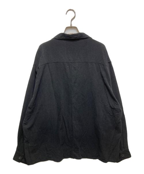 COMOLI（コモリ）COMOLI (コモリ) SILK NOIL SHIRT JACKET(シルクノイルシャツジャケット) / Z01-01027 ブラック サイズ:3の古着・服飾アイテム