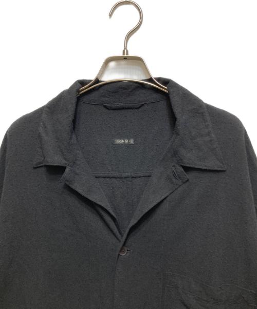 COMOLI（コモリ）COMOLI (コモリ) SILK NOIL SHIRT JACKET(シルクノイルシャツジャケット) / Z01-01027 ブラック サイズ:3の古着・服飾アイテム