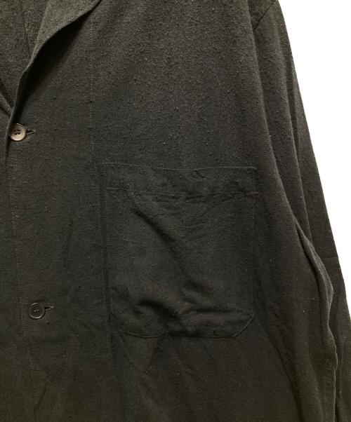 COMOLI（コモリ）COMOLI (コモリ) SILK NOIL SHIRT JACKET(シルクノイルシャツジャケット) / Z01-01027 ブラック サイズ:3の古着・服飾アイテム