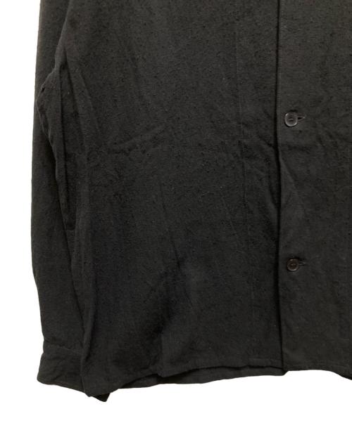 COMOLI（コモリ）COMOLI (コモリ) SILK NOIL SHIRT JACKET(シルクノイルシャツジャケット) / Z01-01027 ブラック サイズ:3の古着・服飾アイテム