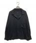 COMOLI（コモリ）の古着「SILK NOIL SHIRT JACKET(シルクノイルシャツジャケット) / Z01-01027」｜ブラック