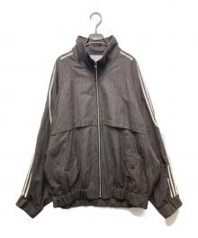 My Beautiful Landlet（マイビューティフルランドレット）の古着「TROPICAL CLOTH SIDE LINE ZIP BLOUZON / WN04-BZ231041」｜ブラウン