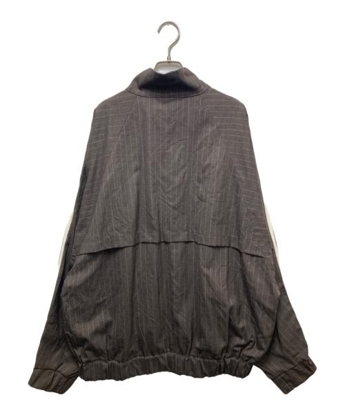 My Beautiful Landlet（マイビューティフルランドレット）My Beautiful Landlet (マイビューティフルランドレット) TROPICAL CLOTH SIDE LINE ZIP BLOUZON / WN04-BZ231041 ブラウンの古着・服飾アイテム