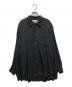 Graphpaper（グラフペーパー）の古着「Viscose Cupro O23SS versized Sleeping Shirt(ヴィスコースキュプラ オーバーサイズシャツ) / GM231-50017」｜ブラック