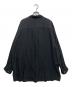 Graphpaper (グラフペーパー) Viscose Cupro O23SS versized Sleeping Shirt(ヴィスコースキュプラ オーバーサイズシャツ) / GM231-50017 ブラック サイズ:1：18000円
