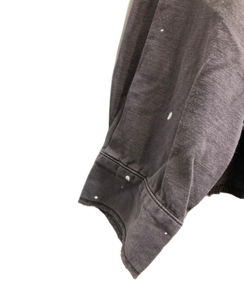 REMI RELIEF（レミレリーフ）REMI RELIEF (レミレリーフ) ワイドミリタリーシャツ ブラウン サイズ:Mの古着・服飾アイテム