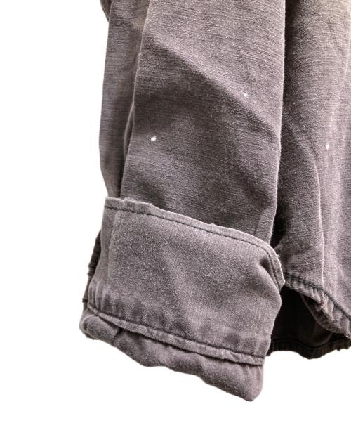 REMI RELIEF（レミレリーフ）REMI RELIEF (レミレリーフ) ワイドミリタリーシャツ ブラウン サイズ:Mの古着・服飾アイテム