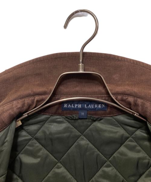 RALPH LAUREN（ラルフローレン）RALPH LAUREN (ラルフローレン) キルティングコート カーキ サイズ:11の古着・服飾アイテム