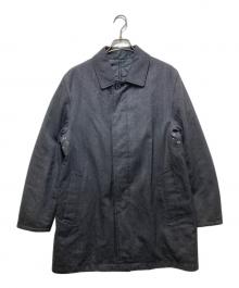 MACKINTOSH PHILOSOPHY（マッキントッシュ フィロソフィー）の古着「キルティング×ウール リバーシブルコート」｜ブラック×グレー
