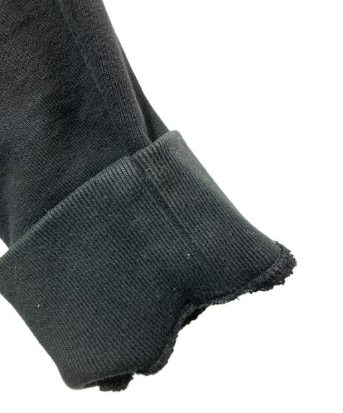 COMME des GARCONS HOMME（コムデギャルソン オム）COMME des GARCONS HOMME (コムデギャルソン オム) 綿裏毛 クルーネックスウェット ブラック サイズ:Mの古着・服飾アイテム