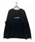 COMME des GARCONS HOMME（コムデギャルソン オム）の古着「綿裏毛 クルーネックスウェット」｜ブラック