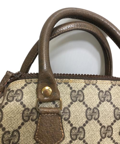 GUCCI（グッチ）GUCCI (グッチ) GGキャンバス 2WAYナノボストンバッグ　OLD GUCCI ブラウンの古着・服飾アイテム