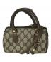 GUCCI（グッチ）の古着「GGキャンバス 2WAYナノボストンバッグ　OLD GUCCI」｜ブラウン