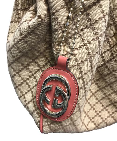 GUCCI（グッチ）GUCCI (グッチ) スーキーディアマンテハンドバッグ ベージュの古着・服飾アイテム