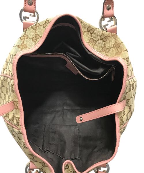 GUCCI（グッチ）GUCCI (グッチ) GGツインズ トートバッグ ベージュの古着・服飾アイテム