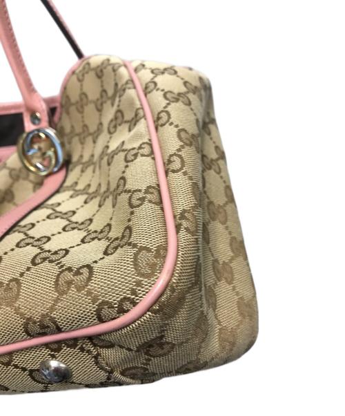 GUCCI（グッチ）GUCCI (グッチ) GGツインズ トートバッグ ベージュの古着・服飾アイテム