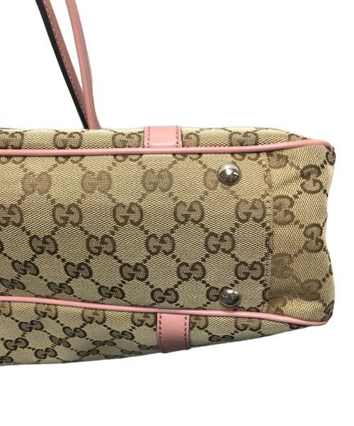 GUCCI（グッチ）GUCCI (グッチ) GGツインズ トートバッグ ベージュの古着・服飾アイテム