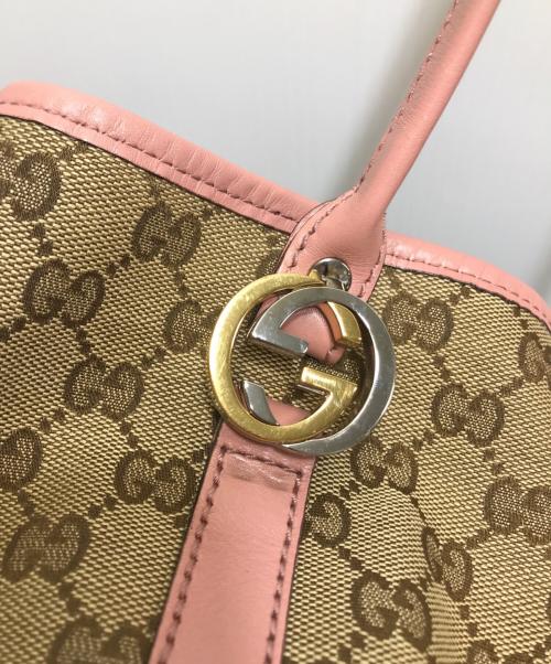 GUCCI（グッチ）GUCCI (グッチ) GGツインズ トートバッグ ベージュの古着・服飾アイテム