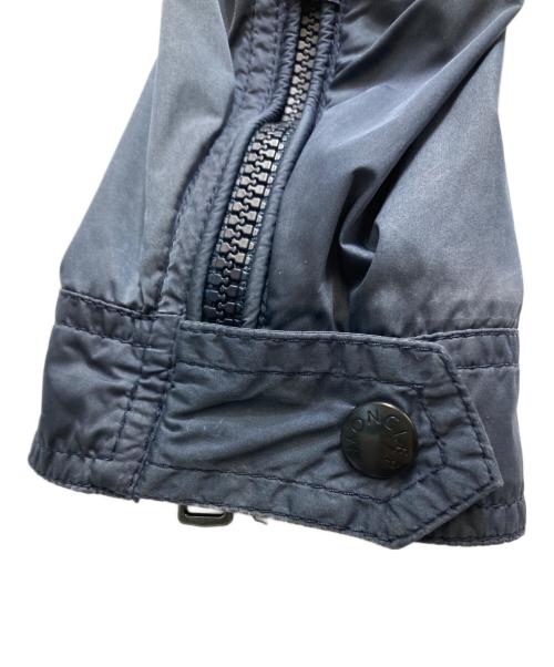 MONCLER（モンクレール）MONCLER (モンクレール) MAXIMILIEN / マキシミリアン ナイロン シングルライダースジャケット 210914105305 53106 ネイビー サイズ:1の古着・服飾アイテム