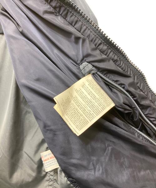 MONCLER（モンクレール）MONCLER (モンクレール) MAXIMILIEN / マキシミリアン ナイロン シングルライダースジャケット 210914105305 53106 ネイビー サイズ:1の古着・服飾アイテム