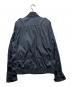 MONCLER (モンクレール) MAXIMILIEN / マキシミリアン ナイロン シングルライダースジャケット 210914105305 53106 ネイビー サイズ:1：20000円