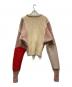MM6 Maison Margiela (エムエムシックスメゾンマルジェラ) Sprist Sweater/スプライスド セーター ブラウン サイズ:M：18000円