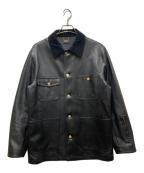 SOPH.ソフ）の古着「ポリウレタンコーティングジャケット」｜ブラック