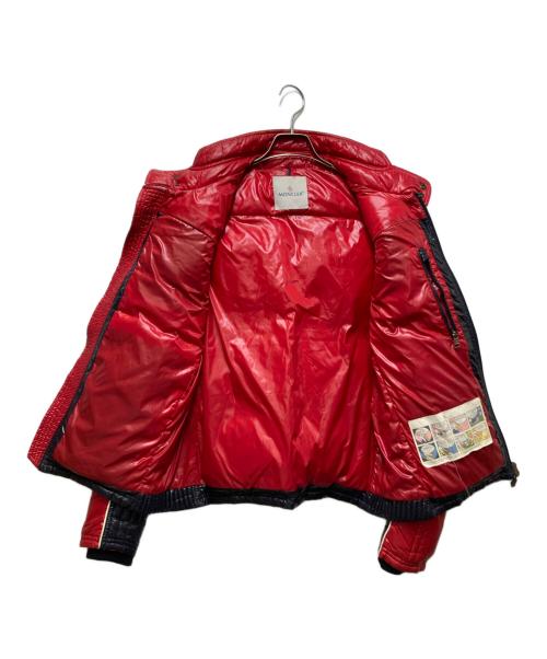 MONCLER（モンクレール）MONCLER (モンクレール) ダウンジャケット レッド サイズ:3の古着・服飾アイテム