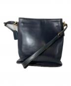 COACHコーチ）の古着「レザーショルダーバッグ OLD」｜ブラック