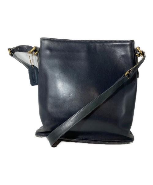 COACH（コーチ）COACH (コーチ) レザーショルダーバッグ OLD ブラックの古着・服飾アイテム