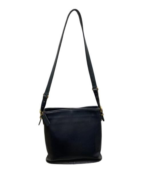 COACH（コーチ）COACH (コーチ) レザーショルダーバッグ OLD ブラックの古着・服飾アイテム
