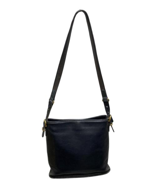 COACH（コーチ）COACH (コーチ) レザーショルダーバッグ OLD ブラックの古着・服飾アイテム