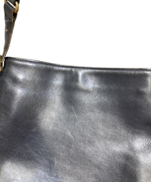COACH（コーチ）COACH (コーチ) レザーショルダーバッグ OLD ブラックの古着・服飾アイテム